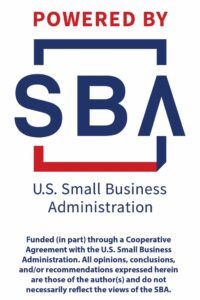 SBA logo with privacy verbiage